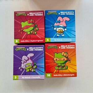 McDonald's Hello Kitty x TMNT Toy Set - #3, #5, #8, #10